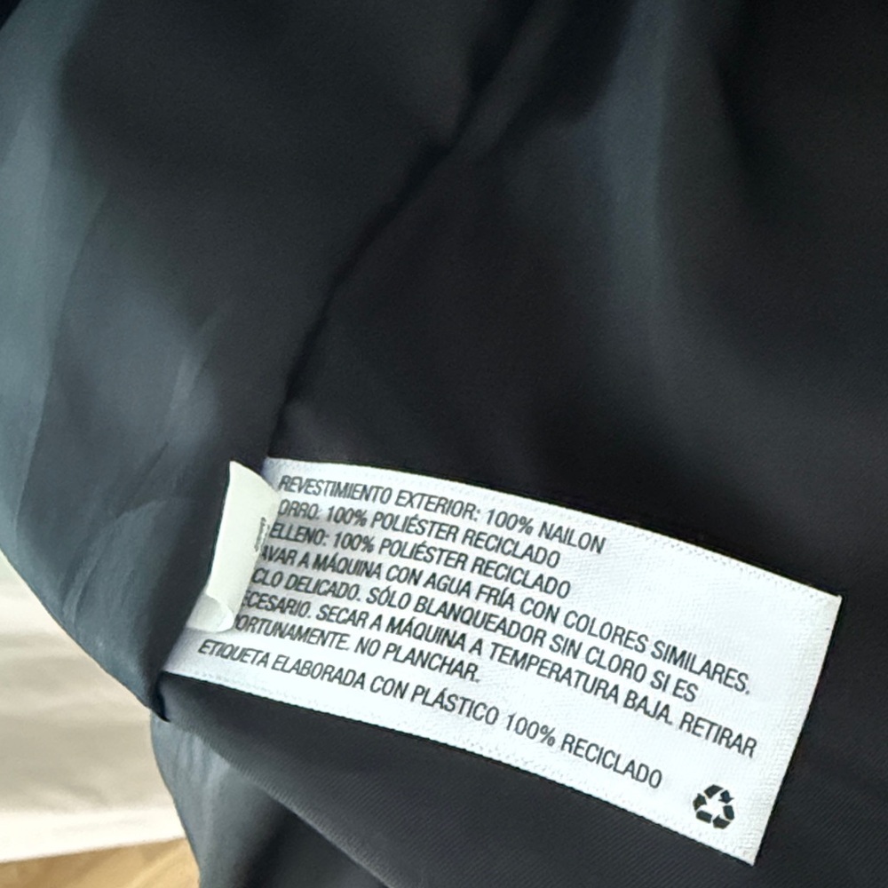 a new day EUC Women's Black duvet long Puffer Coat S - Picture 5 of 7
